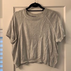 UO Cropped Box Knit Top